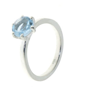 Blauwe Topaas Ring model R9-026